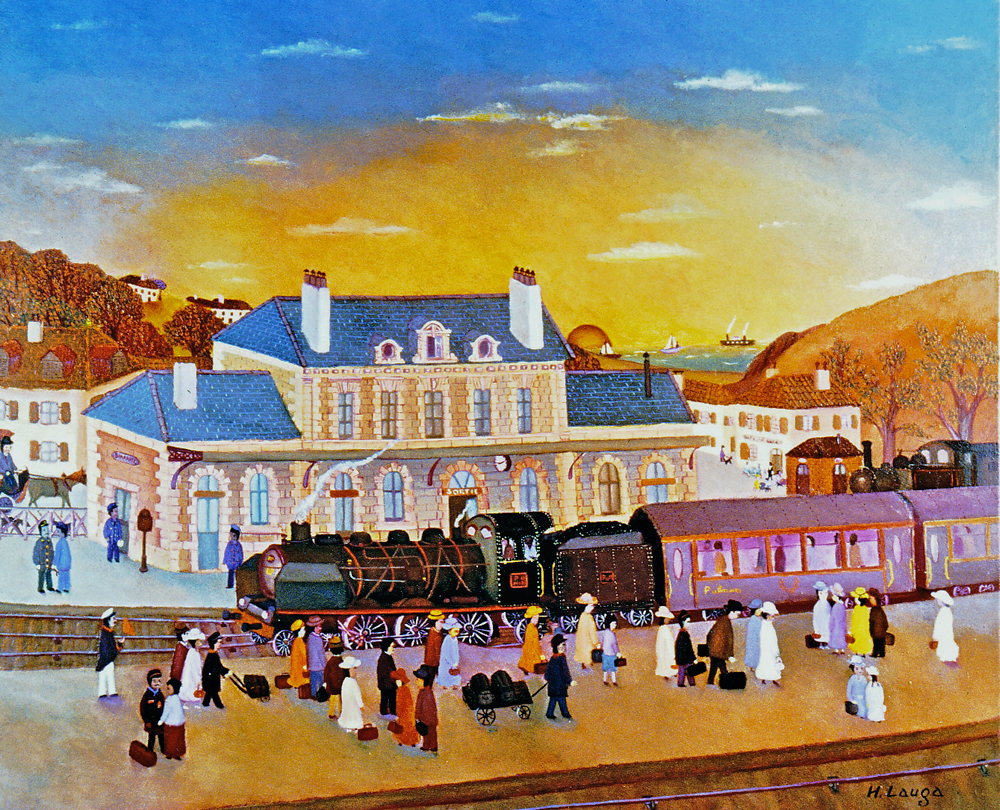 Sud Express en gare de Saint-Jean-de-Luz